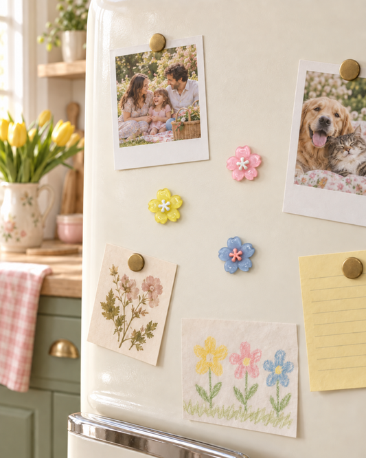 Bloom Flower Magnetic Snap-On Charms