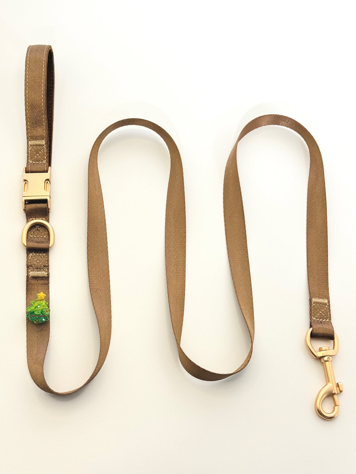 Christmas Tree Magnetic Snap-On Charm Collar Set